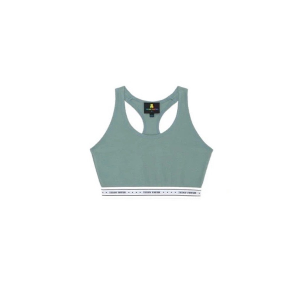 Teddy Fresh Women's Classic Rib Racer Back Bralette